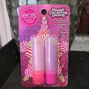 eos Holiday Lip Balm Duo - Pink and Purple